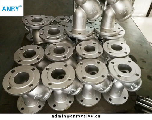 Tipo flangiato filtro della maglia Y del corpo SS304 dell'acciaio fuso di rf