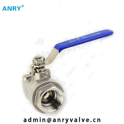 Valvola di un pezzo di acciaio inossidabile CF8 CF8M Body PTFE Viton SeatBall