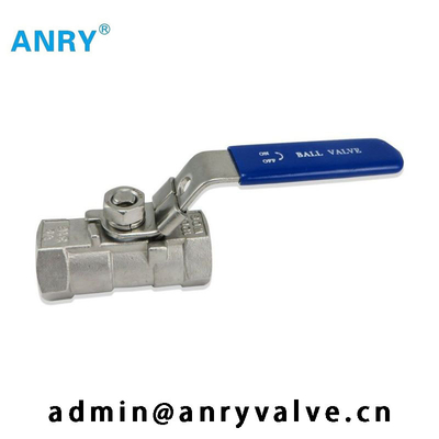 Valvola di un pezzo di acciaio inossidabile CF8 CF8M Body PTFE Viton SeatBall