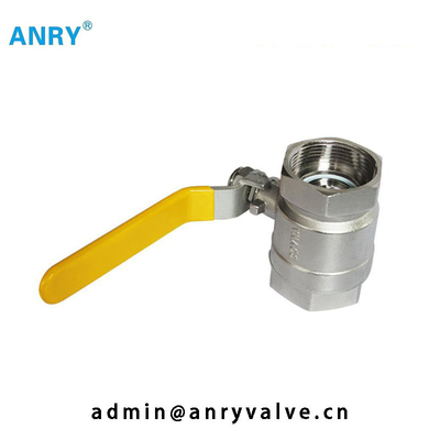 Valvola di un pezzo di acciaio inossidabile CF8 CF8M Body PTFE Viton SeatBall