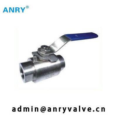 2 pezzi il NPT femminile BSP hanno infilato A105 la valvola a sfera della palla PTFE Seat del corpo CF8M